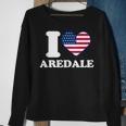 I Love Aredale I Heart Aredale Sweatshirt Gifts for Old Women