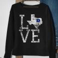 Love Dallas Texas Cowboy Or Cowgirl Gift For Womens Sweatshirt Gifts for Old Women