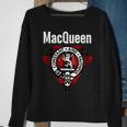 Macqueen Clan Scottish Name Coat Of Arms Tartan Sweatshirt Gifts for Old Women