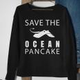 Manta Ray Save The Ocean Pancake Devilfish Sweatshirt Gifts for Old Women