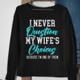 Married Couple Wedding Anniversary Marriage Sweatshirt Gifts for Old Women