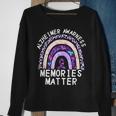 Memories Matter | Alzheimers Awareness | Alzheimers Sweatshirt Gifts for Old Women