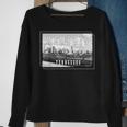 Memphis Tennessee Skyline Pride Vintage Black & White Sweatshirt Gifts for Old Women
