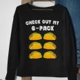 Mens Fitness Taco Funny Mexican 6Pack Gymer For Taco Lovers Sweatshirt Gifts for Old Women