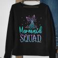 Mermaid Squad Birthday Mermaid Tail Squad Family Matching Sweatshirt Gifts for Old Women