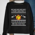 Merry Christmas And A Blessed Yule Ugly Christmas Sweaters Sweatshirt Gifts for Old Women