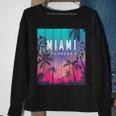 Miami Florida Sunset - I Love Miami Beach Souvenir Sweatshirt Gifts for Old Women