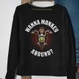 Monkey Motorcycle Sweatshirt Gifts for Old Women