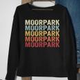 Moorpark California Moorpark Ca Retro Vintage Text Sweatshirt Gifts for Old Women