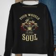 Motorcycle Bike Four Wheels Move Body Two Move Soul Sweatshirt Gifts for Old Women