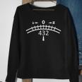 Musical Tuning Fork 440 432 Hz Tune Conspiracy Music Playing Sweatshirt Gifts for Old Women