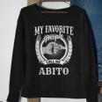 My Favorite People Call Me Abito Fist Bump Italian Grandpa Sweatshirt Gifts for Old Women