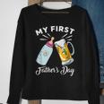 My Fisrt Fathers Day New Dad Gifts Matching Daddy And Baby Sweatshirt Gifts for Old Women