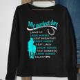 My Perfect Day Wake Up Ride Horses Cowgirl Sweatshirt Gifts for Old Women