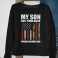 My Son Has Your Backmarinedad Camouflage Sweatshirt Gifts for Old Women My Son Has Your Backmarinedad Camouflage Sweatshirt Gifts for Old Women
