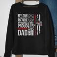 My Son My Firefighter My Pride Firefighter Dad Sweatshirt Gifts for Old Women
