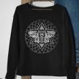 Mysticism Pagan Blackcraft Wiccan Scary Insect Occult Moth Sweatshirt Gifts for Old Women