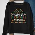 National Hispanic Heritage Month Celebration Proud Hispanic Sweatshirt Gifts for Old Women