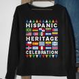 National Hispanic Heritage Month Latina Countries Sweatshirt Gifts for Old Women