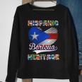 National Hispanic Heritage Month Puerto Rico Flag Boricua Sweatshirt Gifts for Old Women
