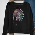 Native American Heritage Headdress Feathers Native American Sweatshirt Gifts for Old Women