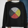 Native American Indian Words Of The Medicine Wheel Spiritual Sweatshirt Gifts for Old Women