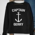 Nautical Captain Gerry Personalized Boat Anchor Sweatshirt Gifts for Old Women