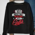 Never Underestimate An Old Man With A Guitar Men Gift For Mens Sweatshirt Gifts for Old Women