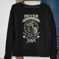 Never Underestimate Old Man Born In June Birthday Sweatshirt Gifts for Old Women