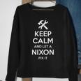 Nixon Funny Surname Birthday Family Tree Reunion Gift Idea Sweatshirt Gifts for Old Women