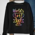 Number 1 Dad Fathers Day Funny Gifts For Dad Sweatshirt Gifts for Old Women