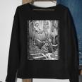 Occult Gothic Dark Aesthetic Satanic Macabre Horror Emo Goth Sweatshirt Gifts for Old Women