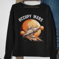 Occupy Mars Space Explorer Astronomy Rocket Science Sweatshirt Gifts for Old Women