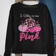 In October We Wear Pink Pumpkin Breast Cancer Awareness Sweatshirt Gifts for Old Women