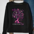 In October We Wear Pink Tree Breast Cancer Awareness Sweatshirt Gifts for Old Women