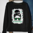 In Octobre We Wear Green Liver Cancer Awareness Sweatshirt Gifts for Old Women