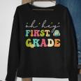 Oh Hey First Grade 1St Grade Team Back School First Day Sweatshirt Gifts for Old Women