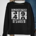 Oldometer 39-40 Born In September 1983 40Th Birthday Sweatshirt Gifts for Old Women