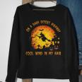 On A Dark Desert Highway Witch Feel Cool Wind In My Hair Sweatshirt Gifts for Old Women