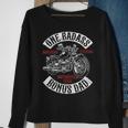 One Badass Bonus Stepdad Biker Motorcycle Step Dad Gift Idea Gift For Mens Sweatshirt Gifts for Old Women