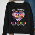 One Thankful School Counselor Hispanic Heritage Month Flags Sweatshirt Gifts for Old Women