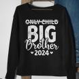 Only Child Crossed Out Big Brother 2024 Pregnancy Announce Sweatshirt Gifts for Old Women
