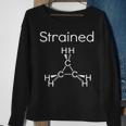 Organic ChemistryStrain Carbon Skeleton Molecule Sweatshirt Gifts for Old Women