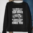 Panzer Tanker Never Underestimate A Tank Driver Sweatshirt Gifts for Old Women