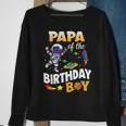 Papa Of The Birthday Boy Space Astronaut Birthday Family Sweatshirt Gifts for Old Women