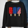 Patriotic 4Th Of July Popsicles Usa America Flag Summer Sweatshirt Gifts for Old Women
