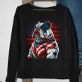 Patriotic Dog 4Th Of July Funny Bulldog Lover Patriotic Funny Gifts Sweatshirt Gifts for Old Women