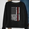 Patriotic Promoted To Daddy Est 2024 First Time Dad Gift For Mens Sweatshirt Gifts for Old Women