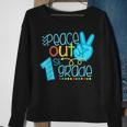 Peace Out 1St Grade Funny End Of School Year Sweatshirt Gifts for Old Women