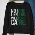 Philadelphia They Don't Likes Us We Don't Care Philly Fan Sweatshirt Gifts for Old Women